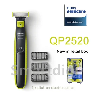 Philips Norelco OneBlade Men's Electric Shaver Face Hybrid Trimmer QP2520 - Picture 1 of 7