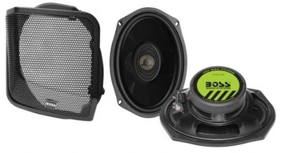 Boss Audio BHD98 Rear Saddlebag Speaker Kit 6 x 9 Harley Touring FLH/T 98-13 6X9 - Image 1 of 4