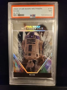 2024 Star Wars Masterwork R2-D2 Black 5/5 Omega #70 Empire Strikes Back PSA 7 - Picture 1 of 2