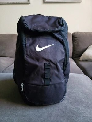 Nike Club Team Swoosh Backpack Black Soccer Volleyball Sports - FULLY CLEANED!  - Image 1 of 4