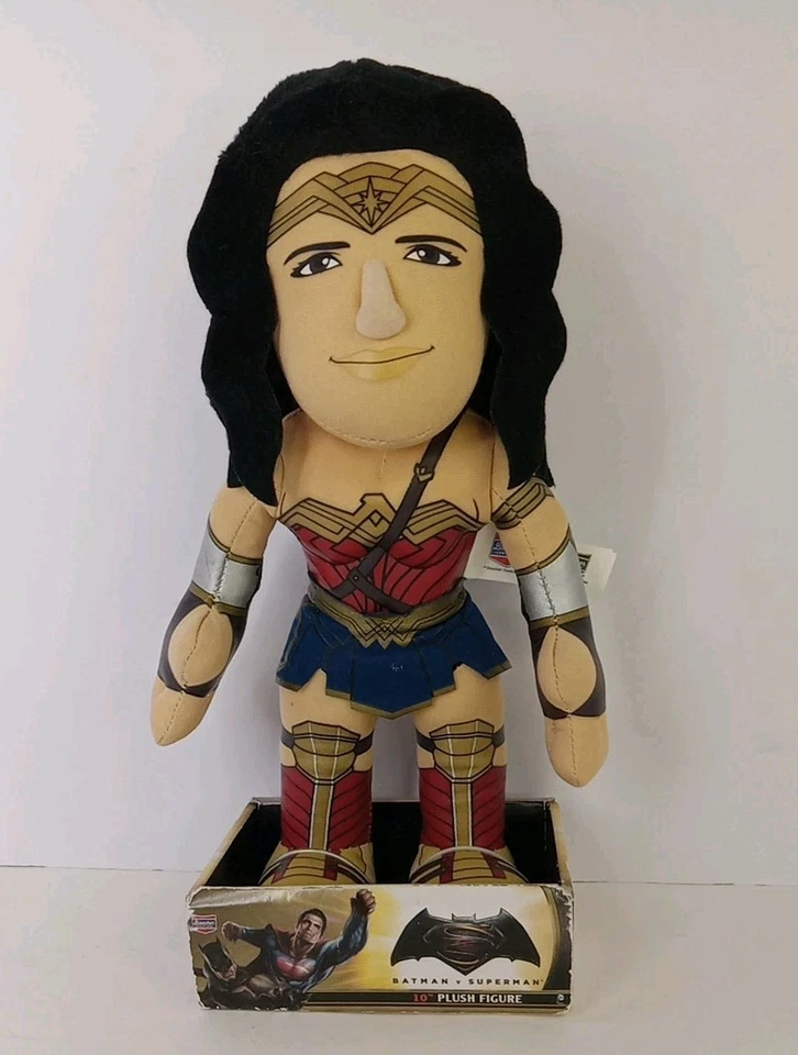 Figura de peluche DC Comics Wonder Woman 10" - Bleacher Creatures - Batman v Superman Foto 1 de 4