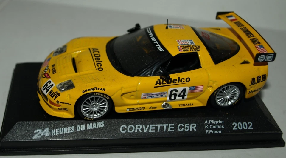 CHEVROLET CORVETTE C5 R  (24 HEURES DU MANS 2002) de IXO-ALTAYA  au 1/43e - Photo 1/4