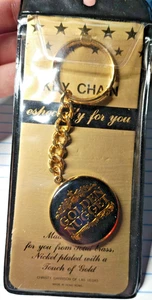 Vintage Golden Nugget Round Keychain - Picture 1 of 12