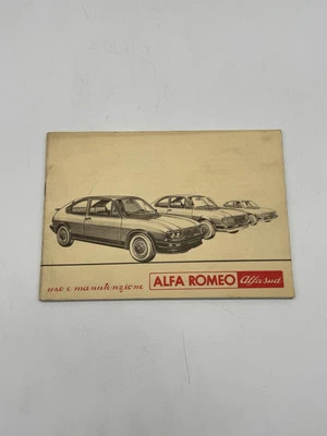 Libretto Uso E Manutenzione Alfa Romeo Alfa Sud - Immagine 1 di 4