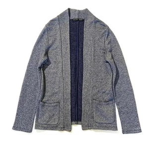 Y2K ZARA GRAUE HERRENSTRICKJACKE VORNE OFFEN/SMALL - Bild 1 von 5