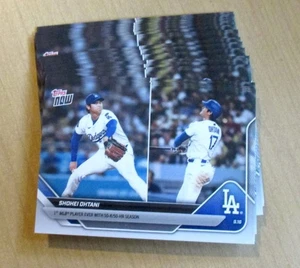 Lote de 20 tarjetas 2025 Topps Now Shohei Ohtani 50/50 #721 - Imagen 1 de 2