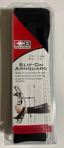 Bohning Arm Guard Slip-On Compression Fit Nylon Large Black - 801009LG 3D New! - Picture 1 of 3