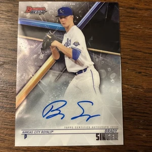 2018 Bowman's Best - Best of 2018 Autographs Brady Singer #B18-BS (AU, RC) - Picture 1 of 6