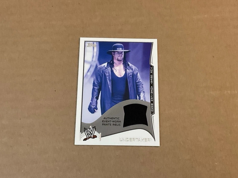 Pantalones usados 2014 Topps WWE Undertaker Remix Event Vs Big Show 2006 Great American Foto 1 de 2