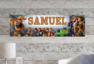 Scooby-Doo - Personalized Name Poster Customized Birthday Party Banner Decor - Picture 1 of 6