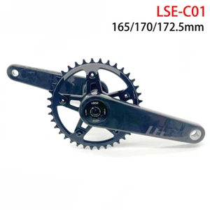 Carbon Crankset Crank 165/170/172.5mm 38T/40T/42T/44T BCD110 for Gravel-bikes - Picture 1 of 14