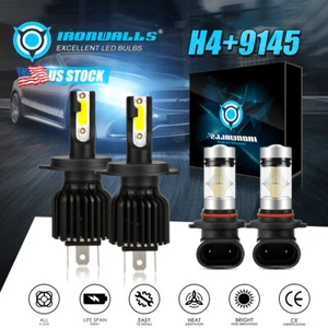 Faros LED para Toyota Tacoma 2005 2006-2011 haz alto + bombillas antiniebla - Imagen 1 de 12