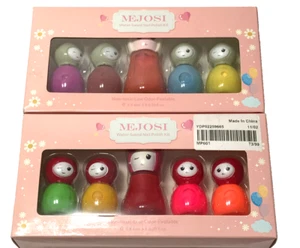 Mejosi Water Based Nail Polish Kit Non Toxic Low Odor Peelable Rare - 10 Colors - Picture 1 of 4