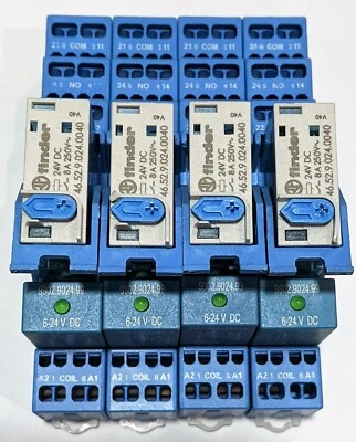 Relais finder 24Vdc 46.52.9.02.4.0040 - Photo 1/3