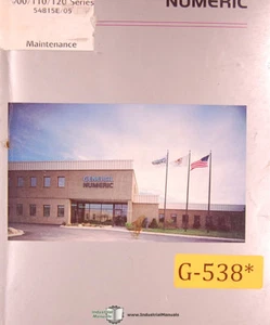 General Numeric 10, 11 12 100 110 120 Series, Controles Manual de Mantenimiento - Imagen 1 de 12