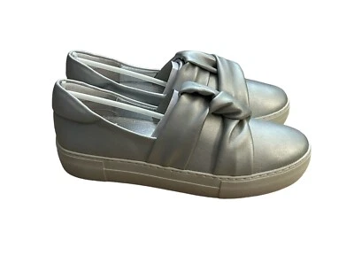 New J/Slides Lux Platform Women’s Metallic Sneakers Shoes Size 9.5 Silver - Image 1 of 4