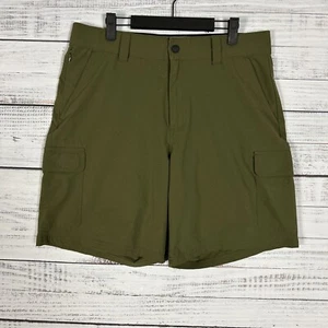 Orvis Shorts Mens 34 x 9 Cargo Performance Olive Green Casual Outdoor Stretch - Picture 1 of 9