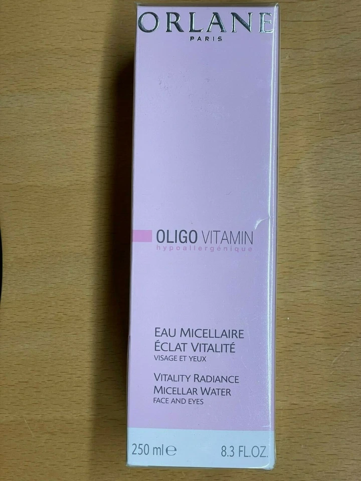 Água micelar Orlane Vitality Radiance para rosto e olhos selada fl oz 8,3  - Imagem 1 de 1