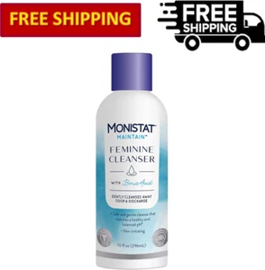 MONISTAT Maintain Feminine Ph Balanced Cleanser, Fragrance Free, 10 fl oz - Picture 1 of 8