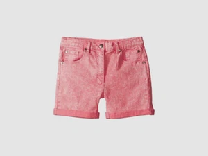 $56 Appaman Girl's Kid's Pink Jean Casual Denim Cuffed Hem Short Shorts Size 5 - Picture 1 of 1