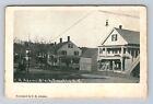 Franklin NH-New Hampshire, C R Adam's Block, Antique, Vintage Souvenir Postcard