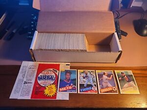 1985 O-Pee-Chee Baseball complete 396 card set - Puckett Gooden RCs