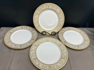 Franciscan Masterpiece "RENAISSANCE GOLD" ~ Set of 4 ~ Dinner Plates ~ 10 1/2" - Picture 1 of 9