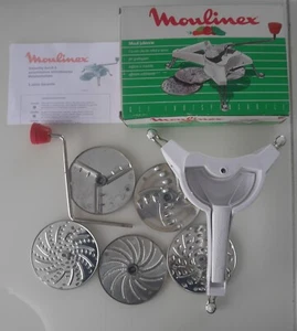 Top Condition: Moulinex Schnitzel Mouli Julienne! Grater! Variant With 5 Discs - Bild 1 von 10