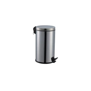 Aqua Blue Treteimer Mülleimer 5L Chrom - Bild 1 von 1