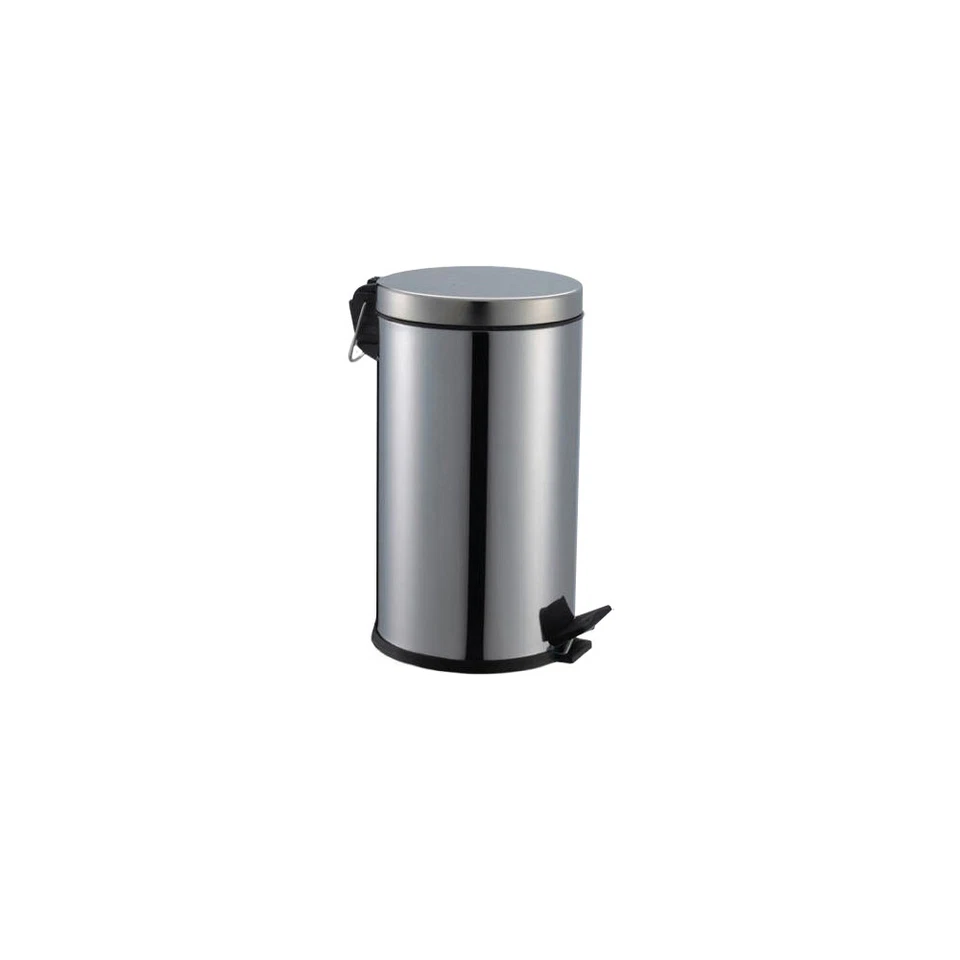 Aqua Blue Treteimer Mülleimer 5L Chrom - Bild 1 von 1