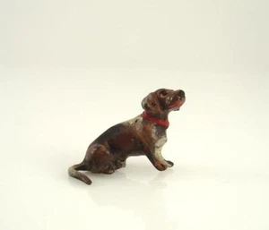 Reibestein Austria Vienna Brass SITTING DACHSHUND Dog Austria Bronze Puppy - Picture 1 of 11
