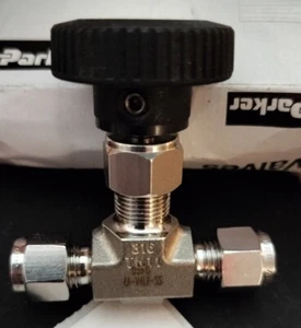 New. Needle Valve - Flow Control - Stainless Steel - 2A-V2LN-SS - Picture 1 of 3