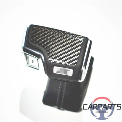AD Carbon Fiber Gear Shift Knob Cover for Audi 2019-2022 A6 C8 S6 A7 2021-22 Q8 - Image 1 of 4