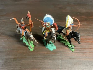 BRITAINS HERALD Swoppets - Mounted Indians - Wild West - 1960/70s - Bild 1 von 1