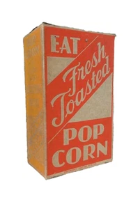 Vintage Eat Fresh Toasted Pop Corn Box - befriedigender Geschmack - frisch und knackig - Bild 1 von 4