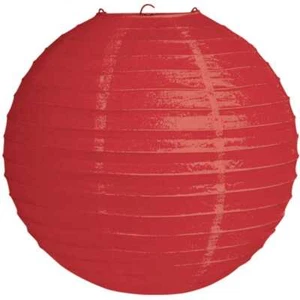 Lantern Red 12" RND Paper 1CT - Picture 1 of 1