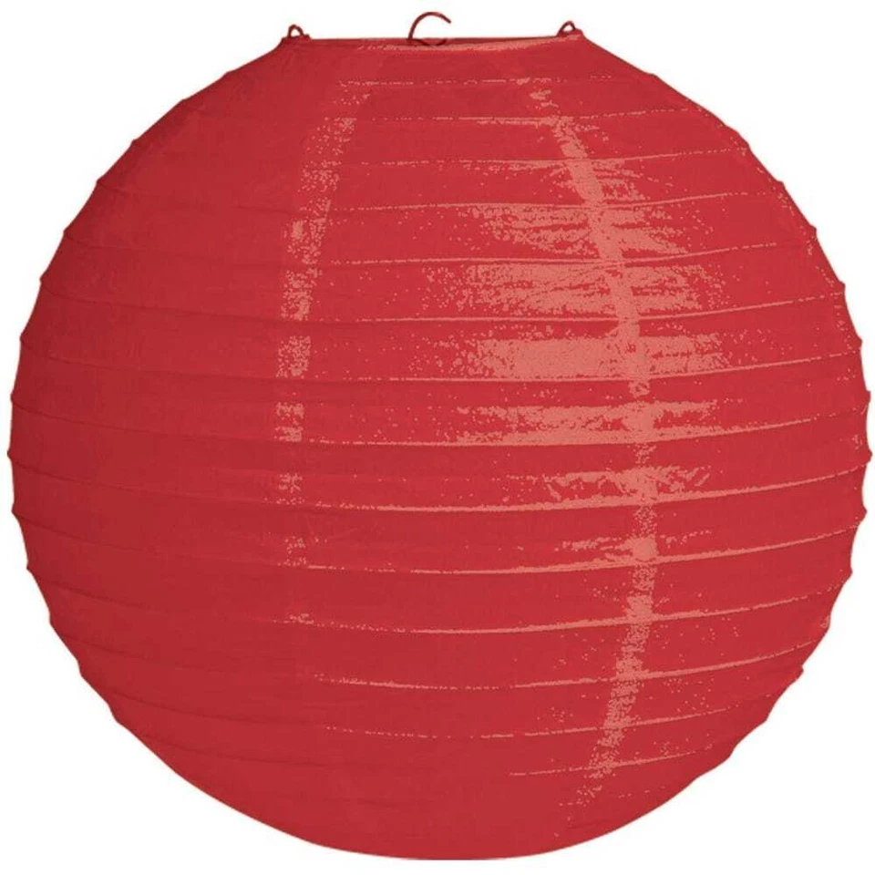 Lantern Red 12" RND Paper 1CT - Image 1 of 1