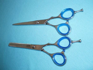 TIJERA DE BORDE DE AFEITAR, TIJERA DE PELUQUERO PROFESIONAL, CIZALLA HERA, NITIDEZ ALEMANA - Imagen 1 de 4
