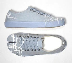 Maison Margiela Tabi Paint Drop Sneakers Women’s 35.5 Light Blue Authentic - Picture 1 of 10