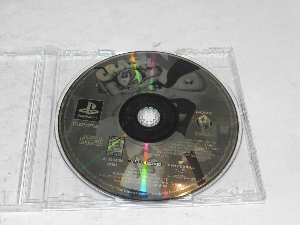 Crash Bandicoot 2 PlayStation 1 PS1 Greatest Hits Disc Only - Tested - Image 1 of 1