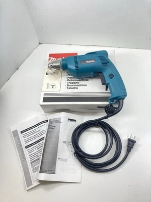 Проводная электрическая дрель Makita 4,9 А 3/8 дюйма с переменной скоростью сверление электроинструмент - Изображение 1 из 4