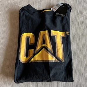 Caterpillar Workwear Herren 3XL T-Shirt KATZE Logo schwarz neu mit Etikett $ 30 - Bild 1 von 5