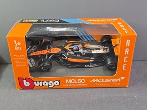Burago 2023 MCL60 F1 Racing British Grand Prix McLaren Lando Norris LN4 1:43 - Picture 1 of 2