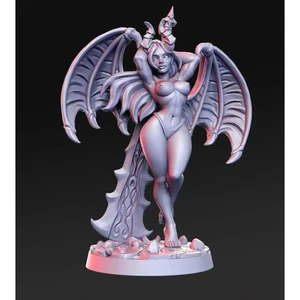 1/24 75mm 3D Print Model Kit Nudes Beautiful Girl Woman Warrior Unpainted - Picture 1 of 1