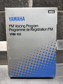 Yamaha YRM-102 FM VOICING PROGRAM MSX
