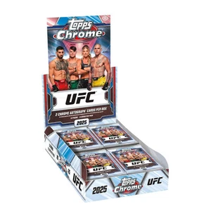 2025 Topps Chrome UFC Hobby Box RIPPED LIVE ONLY - Picture 1 of 1