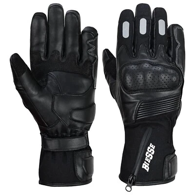 BI ESSE Guanti da moto invernali per uomo donna pollice touch screen, - Immagine 1 di 4