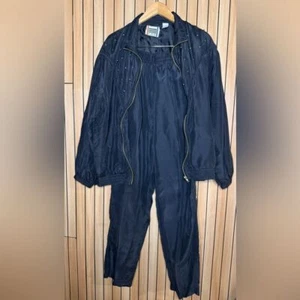 Vintage EVR Seiden Trainingsanzug L - Bild 1 von 14