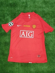 Cristiano Ronaldo #7 Manchester United 2007/2008 Retro Heimtrikot UCL - Bild 1 von 5