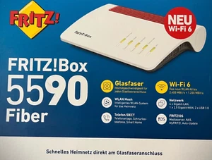 Routeur fibre optique AVM FRITZ!Box 5590 Fiber Wi-Fi 6 AX - 20002981 module GPON - Photo 1/1